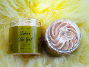 BROWN SKIN GIRL BODY SCRUB